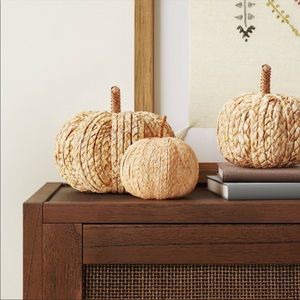 NEWThreshold Rattan Pumkin decor Woven Target